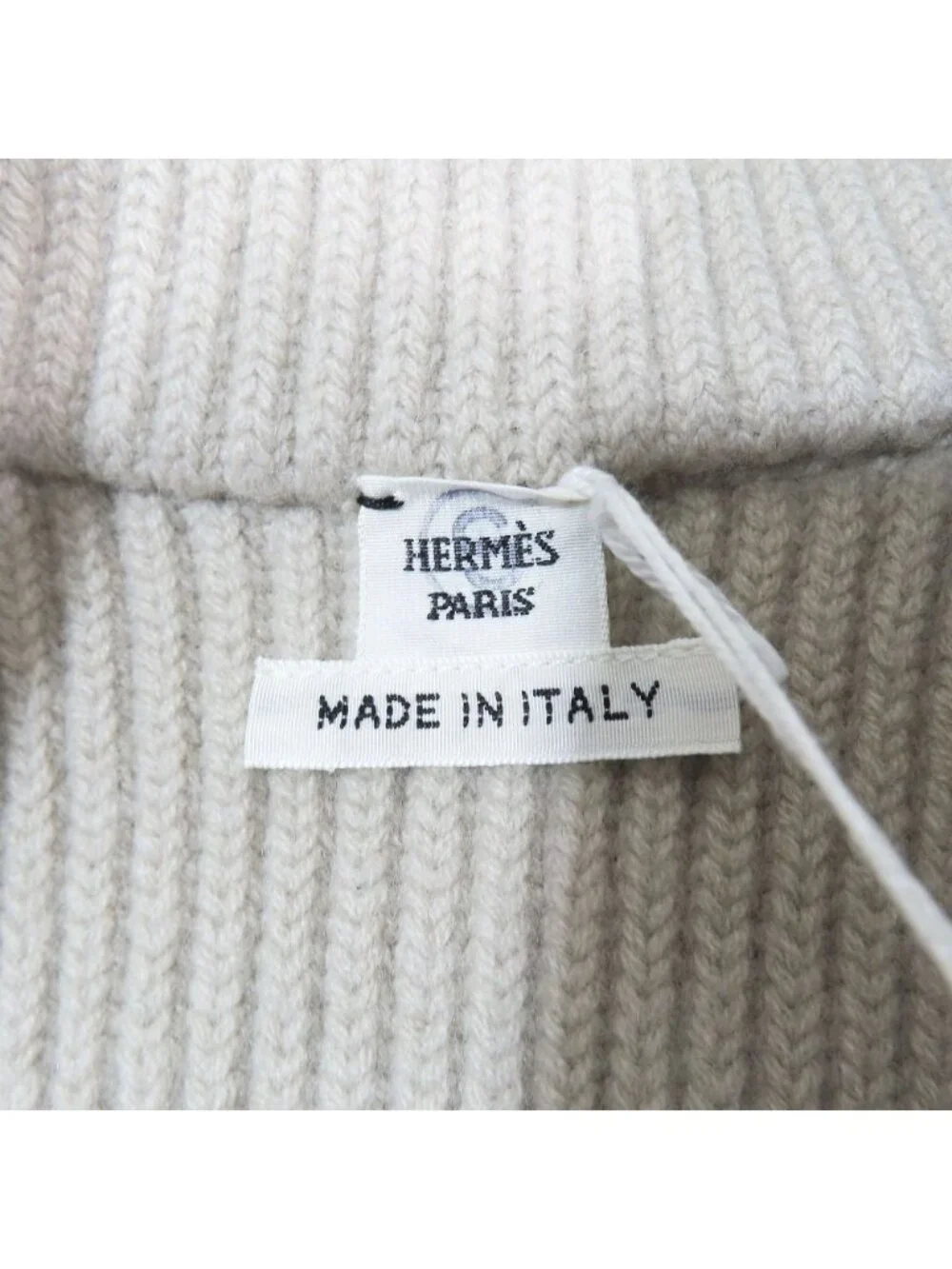 Hermes Twill Rene Cassil Scarf Print Knit Contrast Quilted Long Down Jacket - Picture 7 of 11